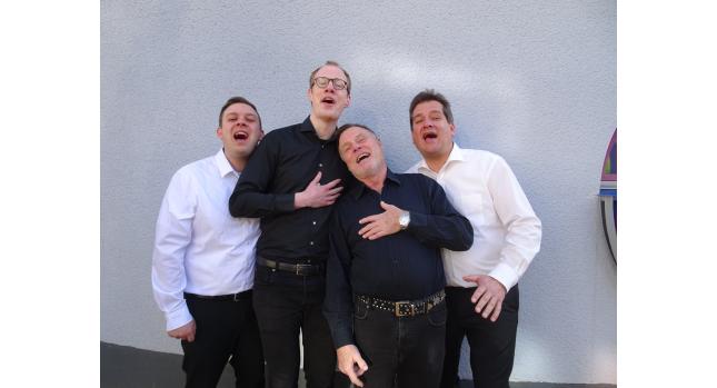 A-cappella Quartett Quattro Voci beim Gesang