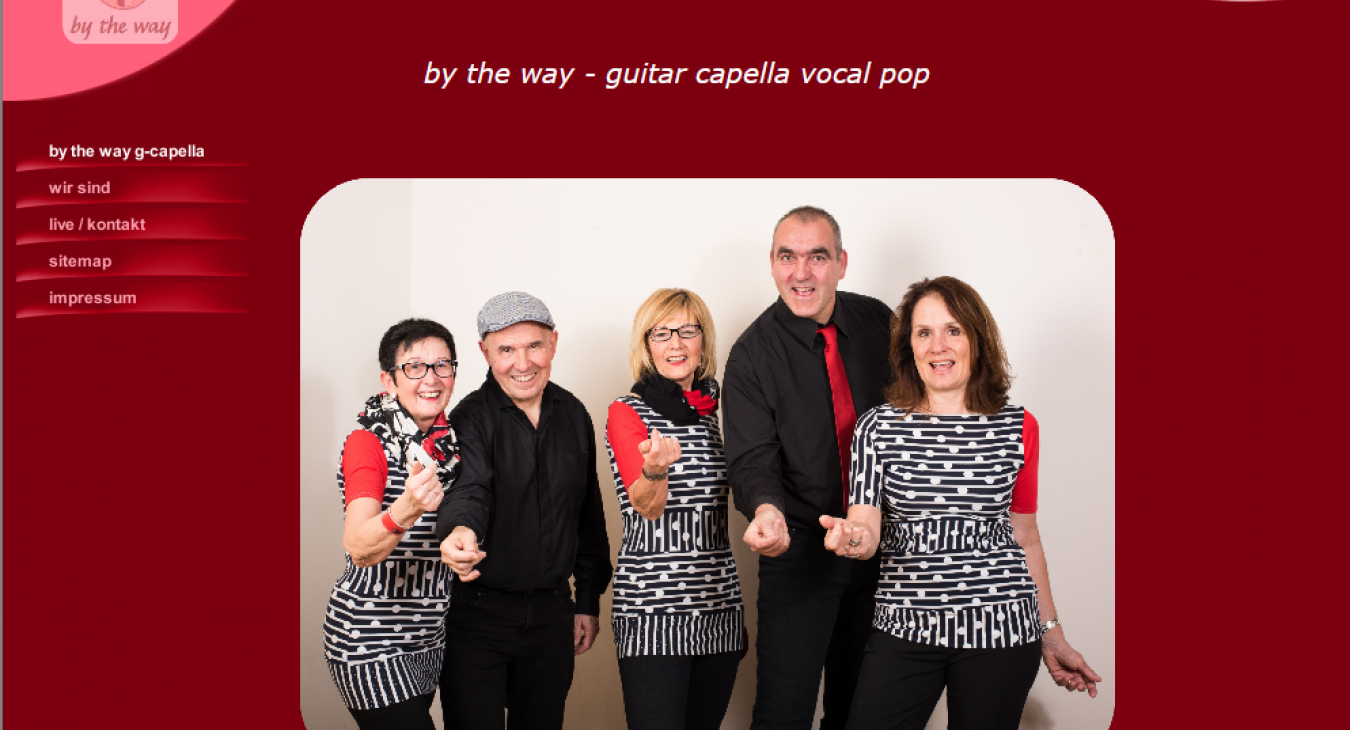 by the way - guitar capella vocal pop