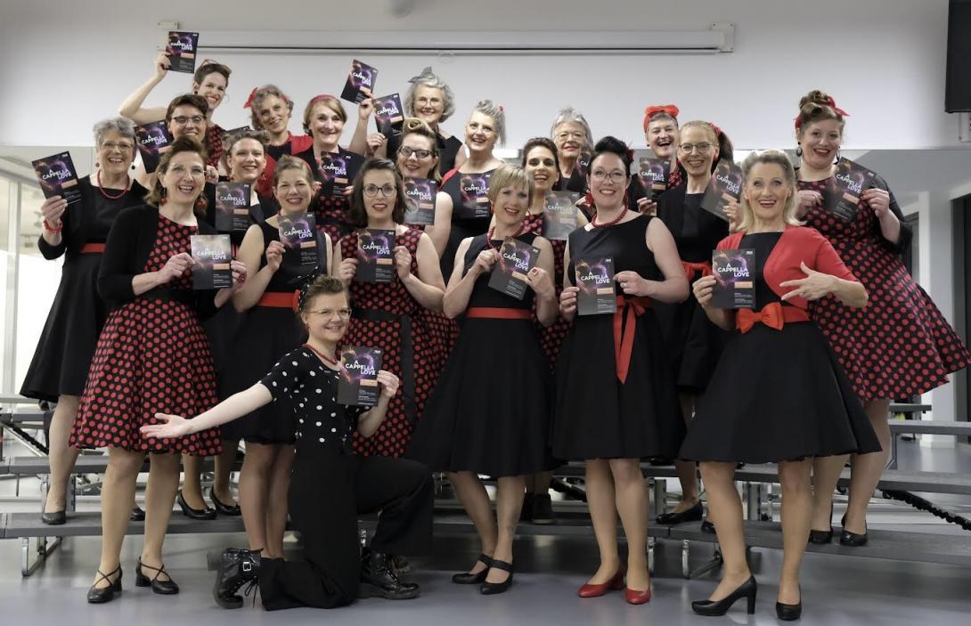 Die Ladies kurz vor dem Auftritt bei den deutschen Meisterschaften in Dortmund 