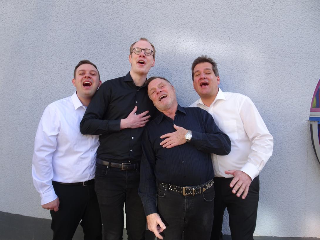 A-cappella Quartett Quattro Voci beim Gesang