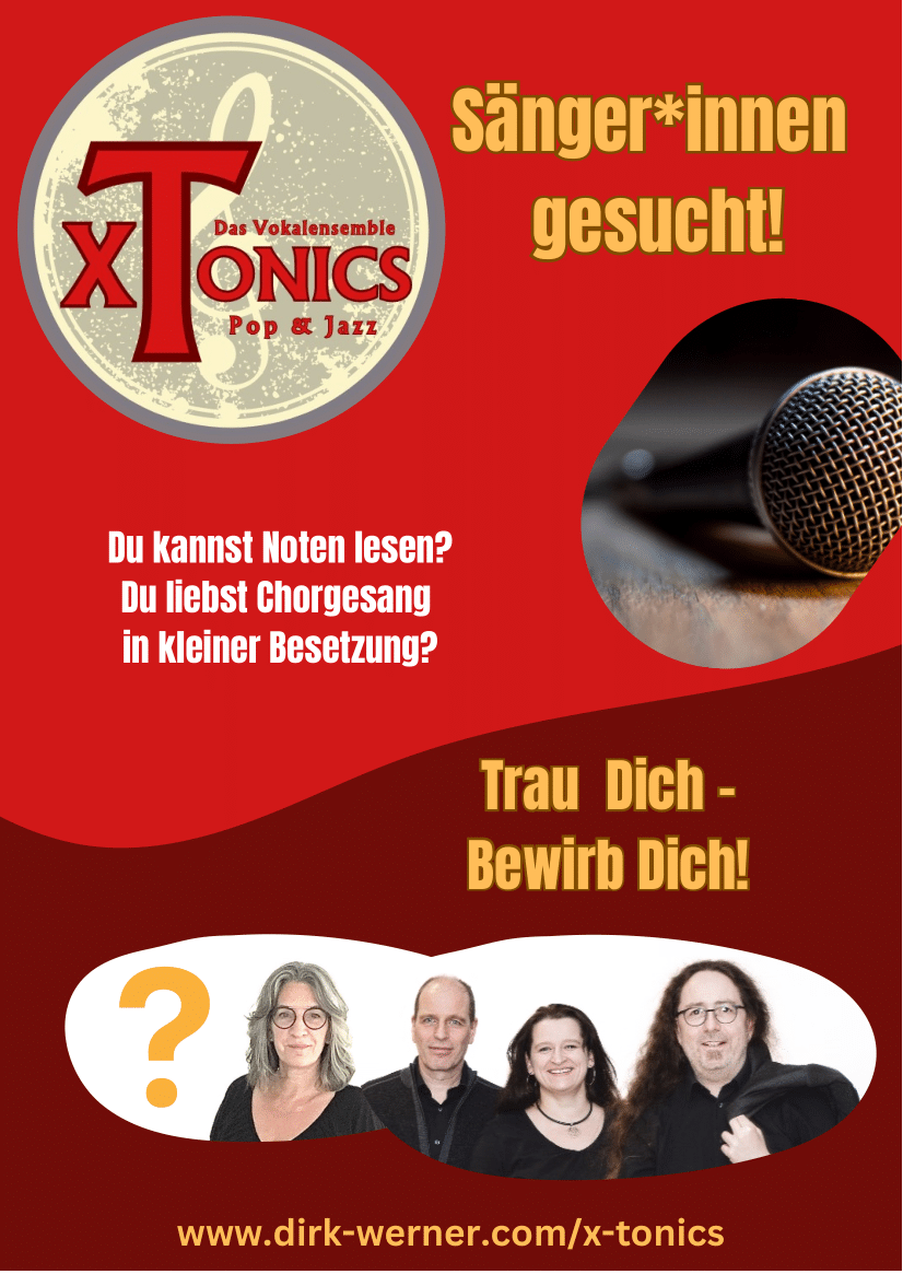 Die X-Tonics aus Radolfzell suchen dringend Verstärkung.