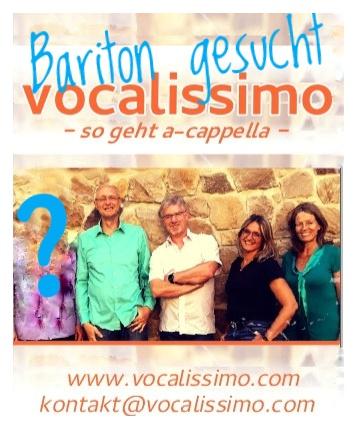 vocalissimo sucht Bariton